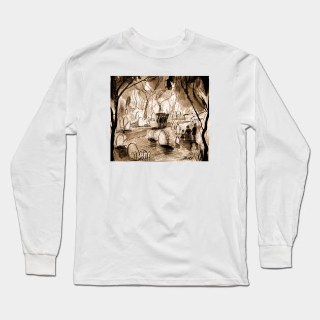 My little funeral Long Sleeve T-Shirt by Loui Jover 